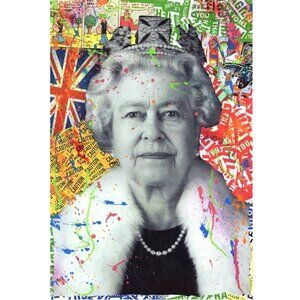 Queen by E.M. Zax Numbered Limited Edition on paper Signed by the Artist